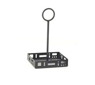 Cal Mil 4 1/2 Table Caddy   Squared, Black