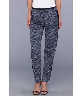 KUT from the Kloth Printed Softed Pant Womens Casual Pants (Navy)