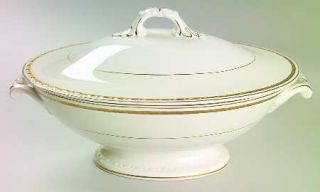 Homer Laughlin  Viceroy Oval Covered Vegetable, Fine China Dinnerware   Eggshell
