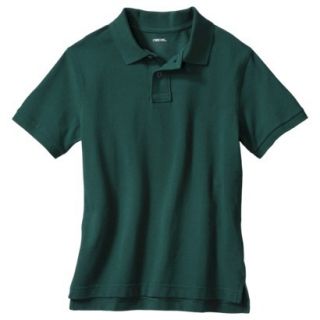 Cherokee Boys School Uniform Short Sleeve Polo   Green Marker S