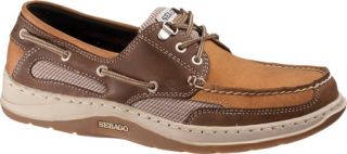 Mens Sebago Clovehitch II   Dark Taupe/Dark Brown Diabetic Shoes