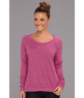 Alternative Apparel Locker Room Pullover Womens Long Sleeve Pullover (Pink)