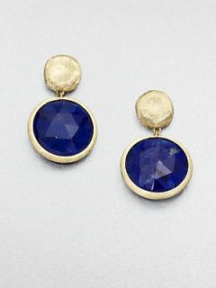 Marco Bicego Lapis and 18K Yellow Gold Earrings   Blue Gold