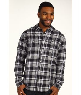 Hurley Baxter L/S Shirt Mens Long Sleeve Button Up (Black)