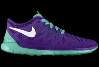 Nike Free 5.0 iD Custom Kids Running Shoes (3.5y 6y)   Purple
