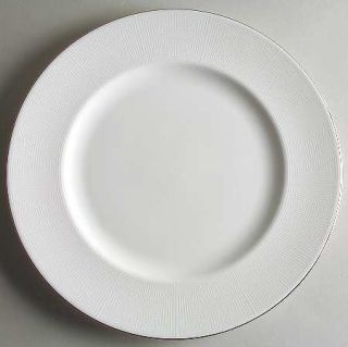 Wedgwood Ivory Trellis Dinner Plate, Fine China Dinnerware   White Labyrinth,Ver