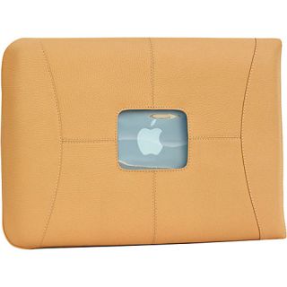 17 Premium Leather MacBook Pro Sleeve Tan   MacCase Laptop Sleeves