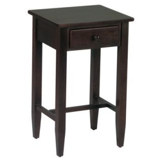 End Table Telephone Table   Dark Brown (Espresso)