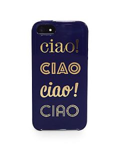 Kate Spade New York Ciao Ciao Ciao Hardcase For iPhone 5   French Navy Gold