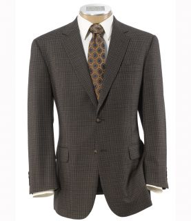 Traveler 2 Button Pattern Sportcoat JoS. A. Bank Mens Suit