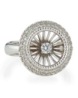 Art Nouveau Pavï¿½ Diamond Ring, Size 6.5