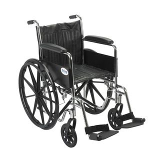Drive Medical Cs18fa sf Chrome Sport 18 inch Dual Axle Wheelchair