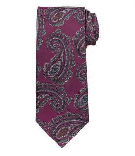 Signature Ornate Paisley on Text Ground Tie JoS. A. Bank