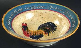Noble Excellence Rooster Cafe Soup/Cereal Bowl, Fine China Dinnerware   Roosters