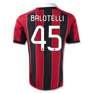 adidas AC Milan 12/13 BALOTELLI Home Soccer Jersey