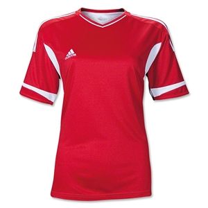 adidas Womens Campeon II Jersey (Red)