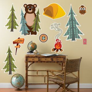 Lets Go Camping Giant Wall Decals