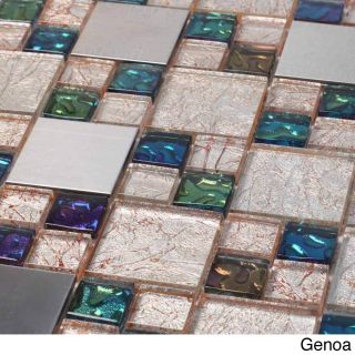 Venetian Glass/ Aluminum Tile