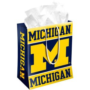 Michigan Wolverines Forever Collectibles Gift Bag Medium NCAA