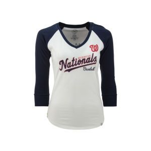 Washington Nationals 47 Brand MLB Womens Batter Up Baseball T Shirt