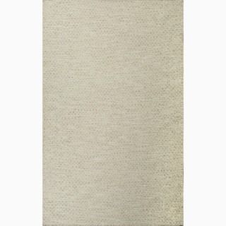Handmade Ecofriendly Gray Wool Area Rug (5 X 8)