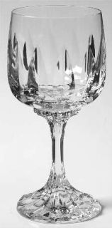 Villeroy & Boch Arabelle Water Goblet   Vertical Cut Design On Bowl