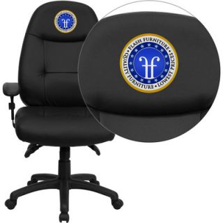 FlashFurniture Personalized High Back Espresso Leather Executive Office Chair