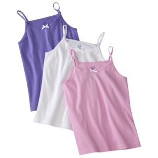 Fruit Of The Loom Girls 3 Pack Cami   Assorted L (Colors May Vary)