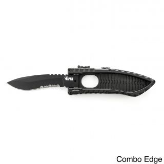 Schrade Schsa2 Series Combo Edge Blade Pocket Knife (BlackOverall length 8.5 inchesBlade length 3.6 inches Weight 3.9 ouncesBefore purchasing this product, please familiarize yourself with the appropriate state and local regulations by contacting your 