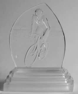 Cristal DArques Durand Animals & Figurines Cyclist Trophy   Animals & Figurines