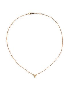 Mizuki Diamond & 14K Yellow Gold Necklace   Gold