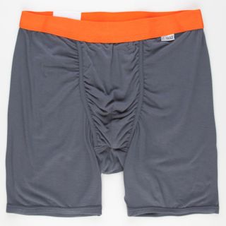 Weekday Boxer Briefs Charcoal/Orange In Sizes Medium, Large, Small For