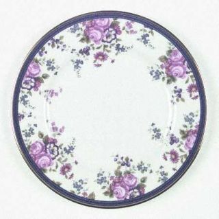 Royal Doulton Centennial Rose Accent Luncheon Plate, Fine China Dinnerware   Bon