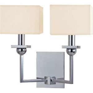 Hudson Valley HV 5212 PC Morris 2 Light Wall Sconce