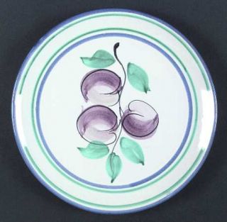 Vietri (Italy) Buon Giorno Dinner Plate, Fine China Dinnerware   Fruit Center, B