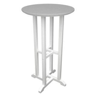 POLYWOOD Recycled Plastic 24 in. Traditional Pub Table   RBT124MA
