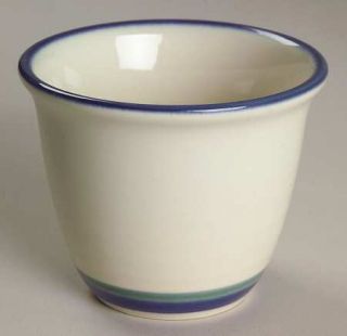 Pfaltzgraff Northwinds Custard Cup, Fine China Dinnerware   Stoneware, Blue & Gr