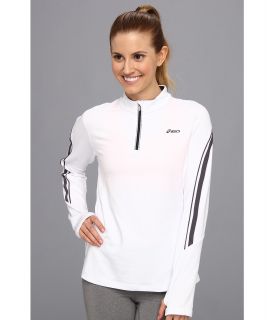 ASICS Thermopolis LT 1/2 Zip Womens Long Sleeve Pullover (White)