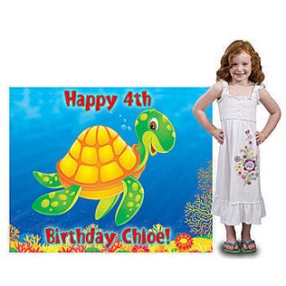 Personalized Sea Turtle Standee
