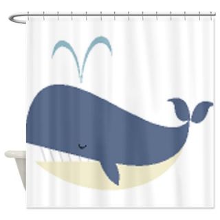  kid whale drawing Shower Curtain  Use code FREECART at Checkout