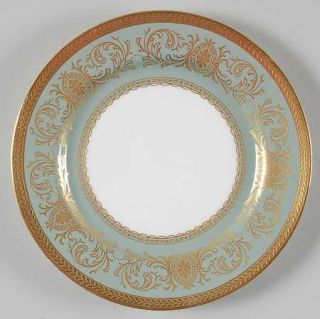 John Aynsley Imperial Nile Green Bread & Butter Plate, Fine China Dinnerware   N
