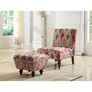 Deluxe Accent Chair/ Ottoman