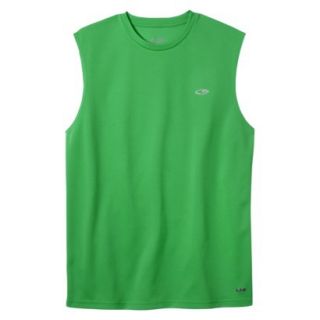C9 By Champion Mens Advanced Duo Dry Tech Muscle Tee   Mahal Green XL