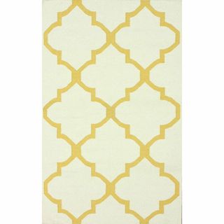 Nuloom Handmade Flatweave Moroccan Trellis Wool (5 X 8) (IvoryPattern AbstractTip We recommend the use of a non skid pad to keep the rug in place on smooth surfaces.All rug sizes are approximate. Due to the difference of monitor colors, some rug colors 