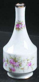 Paragon Victoriana Rose 5 Bud Vase, Fine China Dinnerware   Pink Roses, Ferns