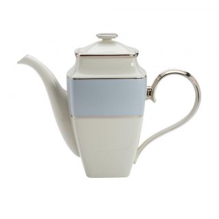 Lenox Blue Frost Square Coffeepot With Lid