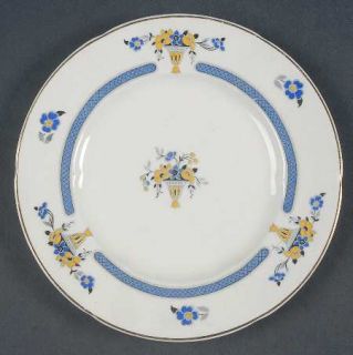 Grindley Winthrop Bread & Butter Plate, Fine China Dinnerware   Chelsea Ivory,Bl