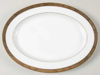 Noritake Mediterranean 11 Oval Serving Platter, Fine China Dinnerware   Contemp