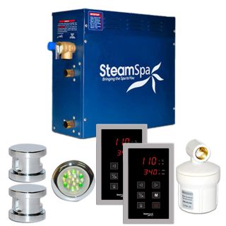 SteamSpa RYT1200CH Royal 12kw Touch Pad Steam Generator Package in Chrome