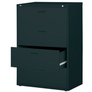 CommClad 4 Drawer Lateral File Cabinet 14956 / 14957 Finish Black